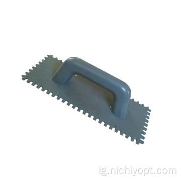 Notched trelgbọ plastic / trowel na ezé